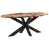 Rustika Rowe -  Dining Table Oval 200x100x75cm Acacia Wood with Sheesham Finish